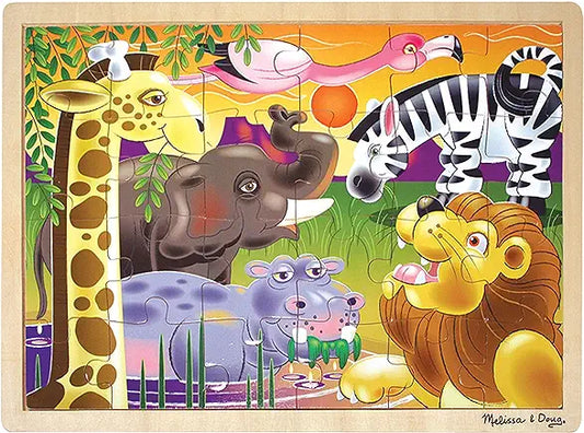 Melissa and Doug:  African Plains Jigsaw Puzzle (24 Pc)