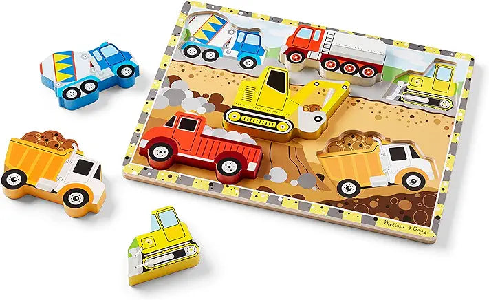 Melissa and Doug:  Construction Chunky Puzzle
