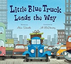 Little Blue Truck Leads the Way Padded Board Book