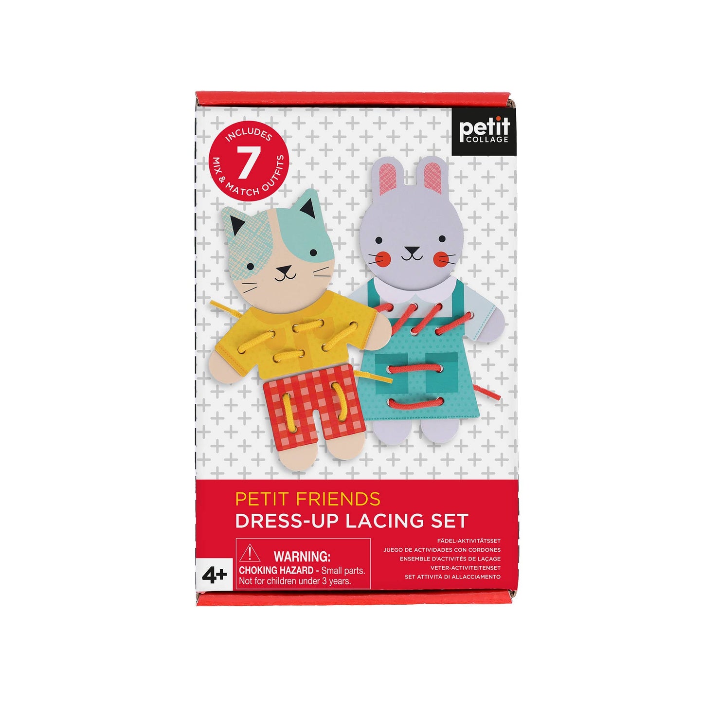 Chronicle Books - Petit Friends Dress-Up Lacing Set