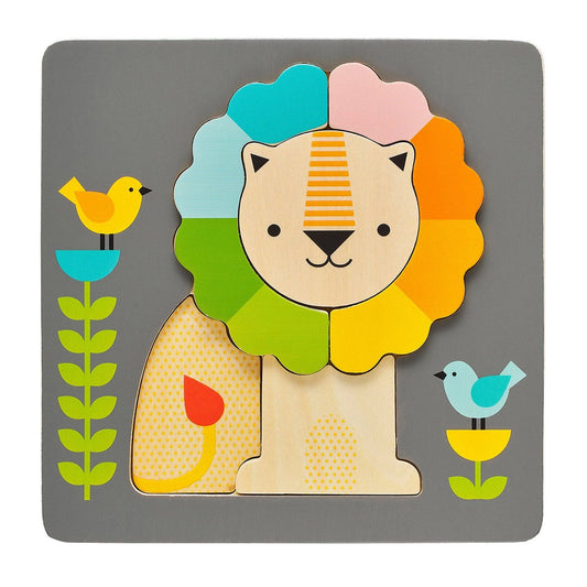 Chronicle Books - Little Lion Chunky Wood Puzzle