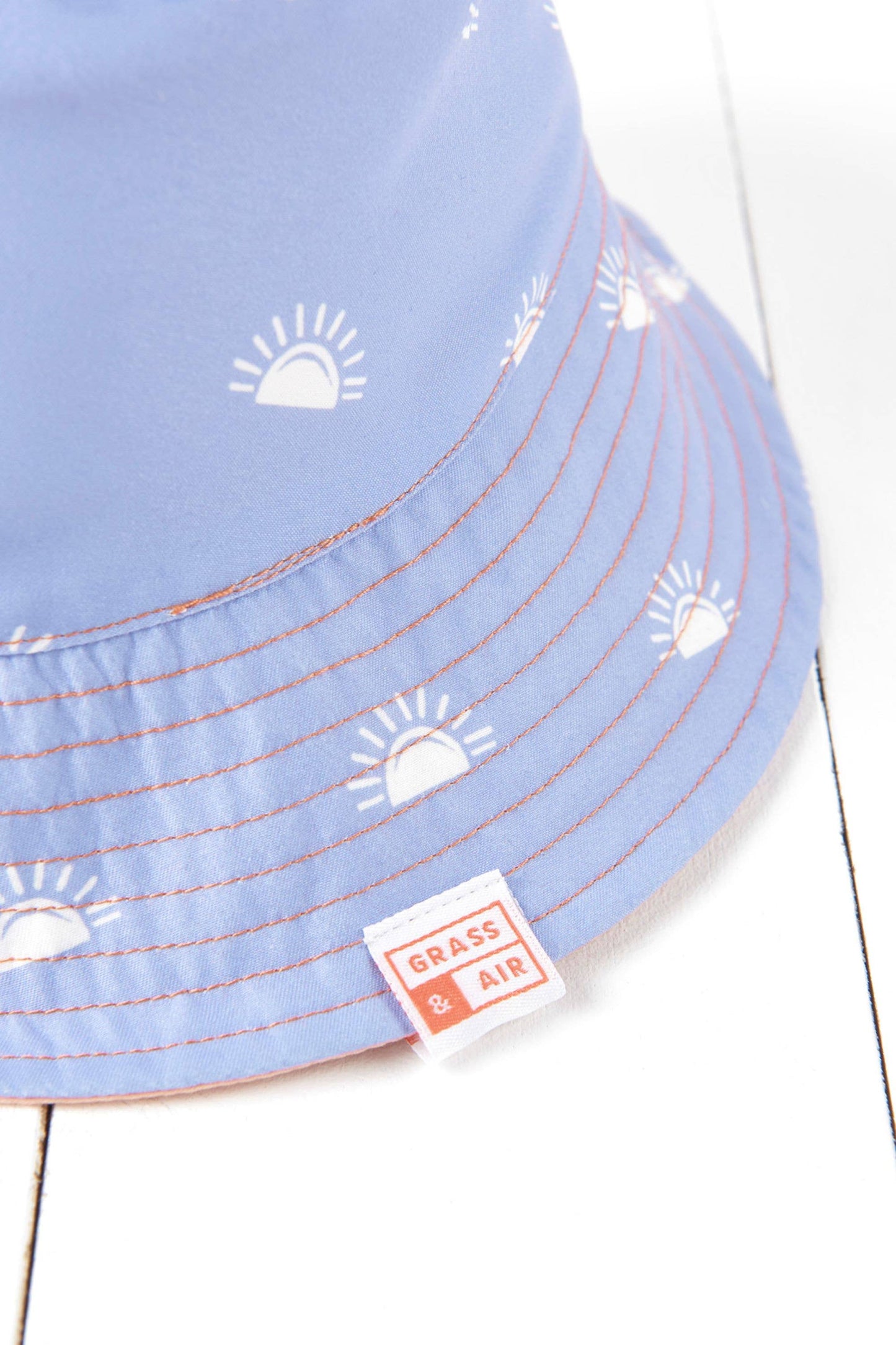 Grass & Air - Lavender and Peach Reversible Sun Hat