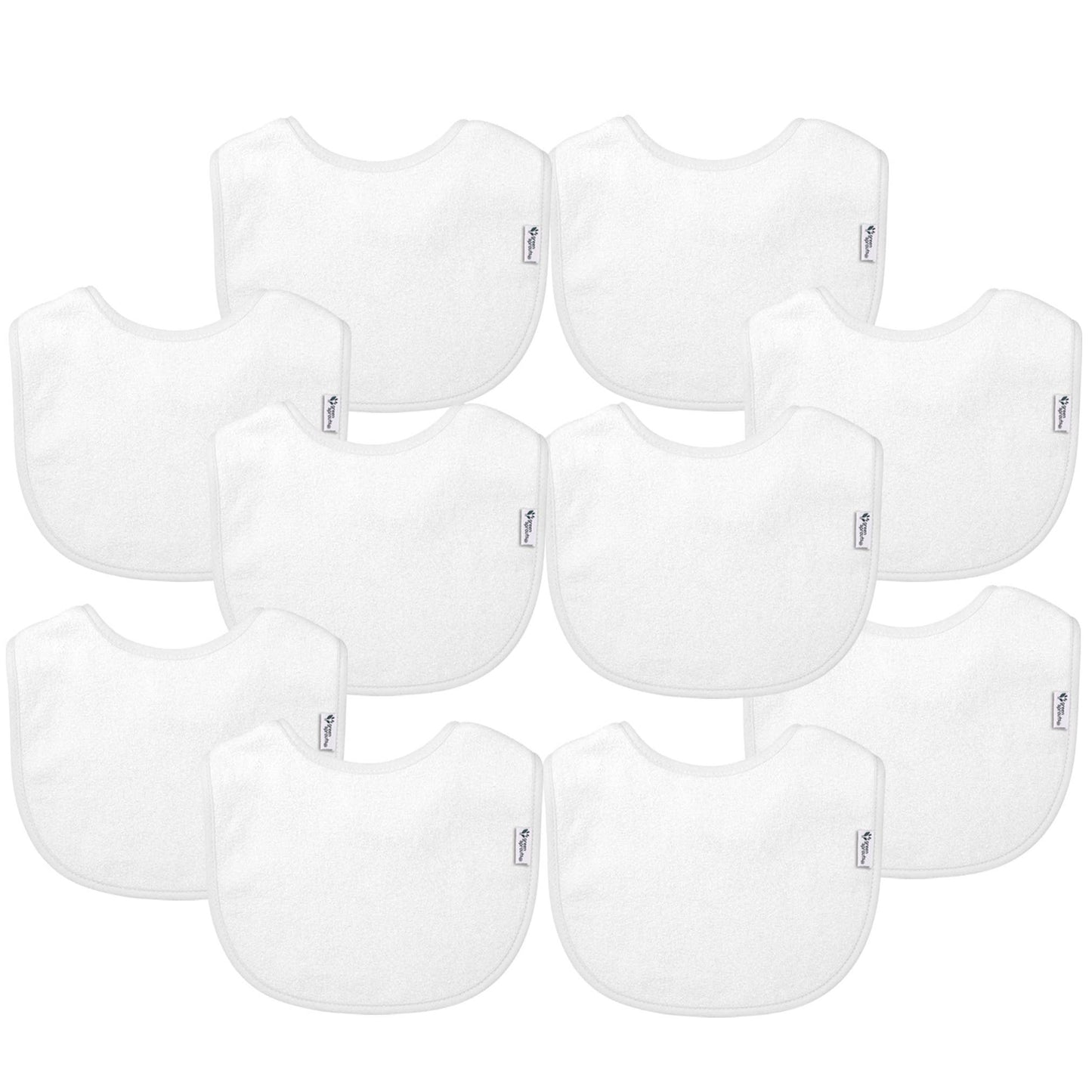 Green Sprouts - Stay-Dry Everyday Bibs (10pk)