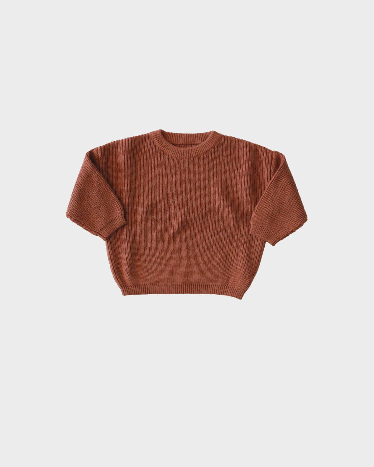 Babysprouts - Chunky Knit Sweater in Rust