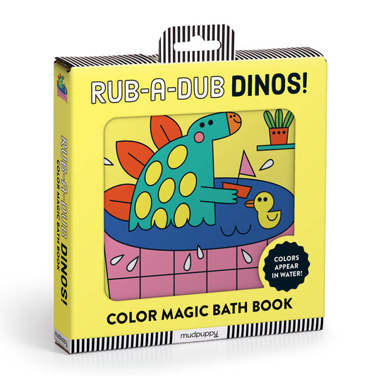 Chronicle Books - Rub-a-Dub Dinos! Color Magic Bath Book