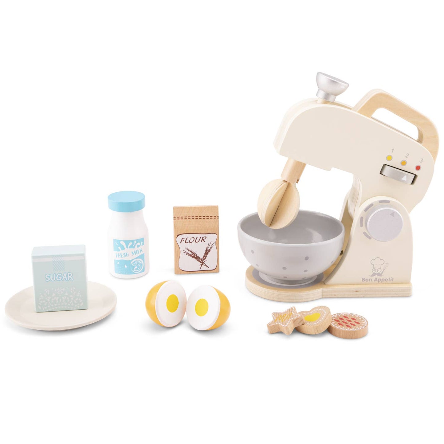 New Classic Toys - Mixer set - white