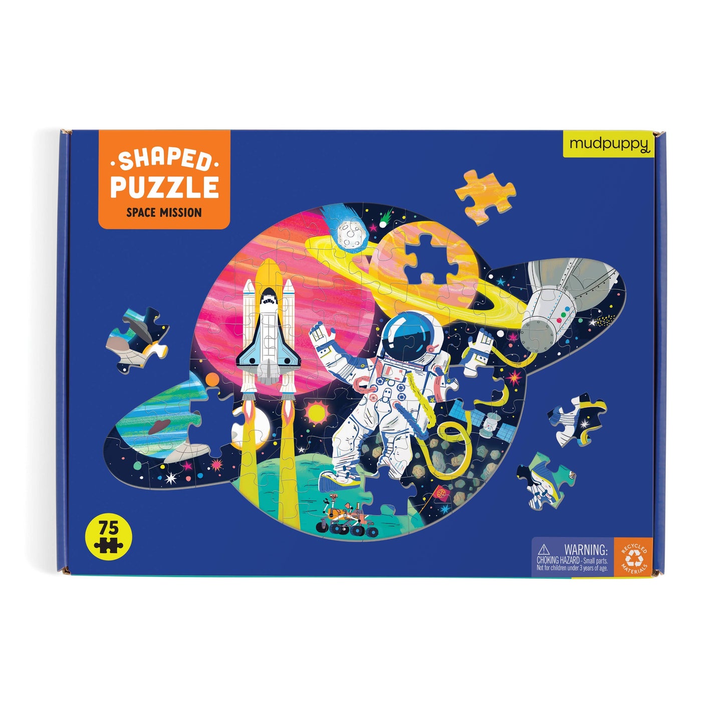 Chronicle Books - Space Mission 75 Piece Shaped Scene Puzzle