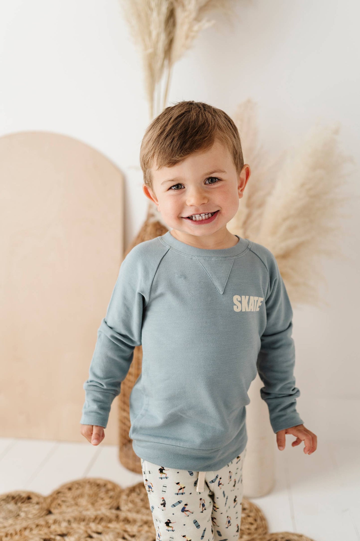 Babysprouts - Raglan Sweatshirt in Skate