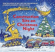 Construction Site on Christmas Night: (Christmas Book for Kids, Children's Book, Holiday Picture Book)