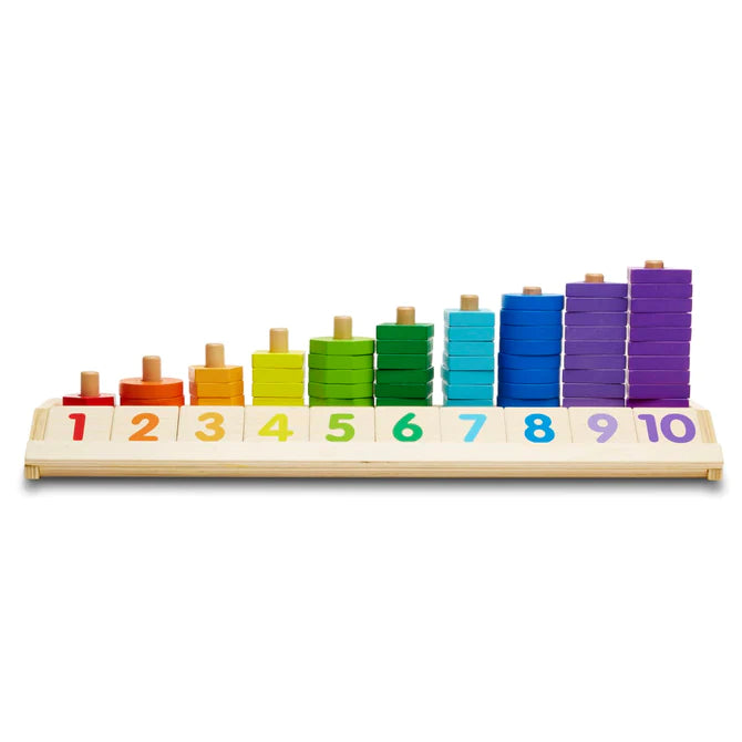 Melissa and Doug: Counting Shape Stacker