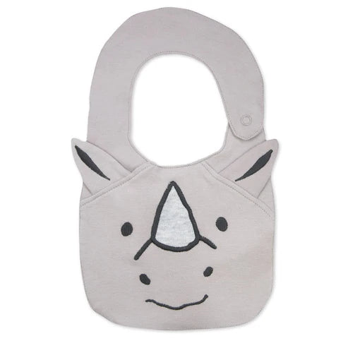 3-Pack Rhino Friends Bib