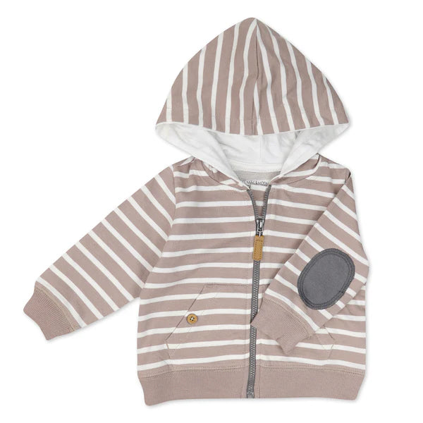 Organic Cotton 3-Piece Hoodie Set in Furry Friends Print