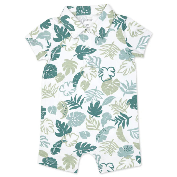 Organic Cotton 2-Pack Romper in Rhino Buddies Print