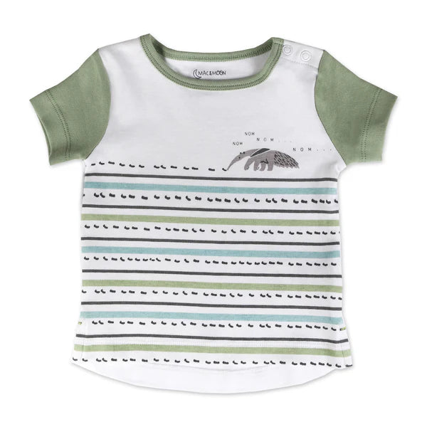 Organic Cotton 2-Piece Short Set in Rhino Buddies Print