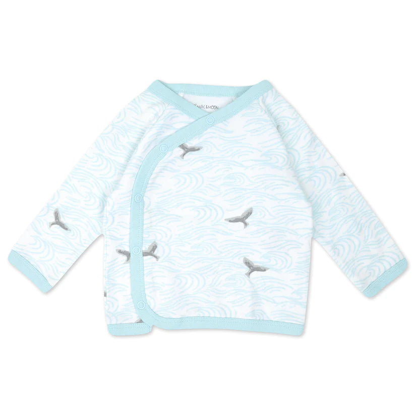 Organic Cotton 3-Piece Take Me Home Set in Sweet Sea Life Print