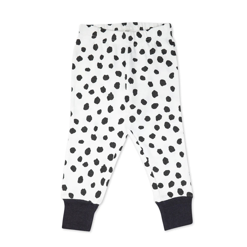 Organic Cotton 4-Piece Pajama Set in Furry Friends Print; DS22M1783; DS22M1787