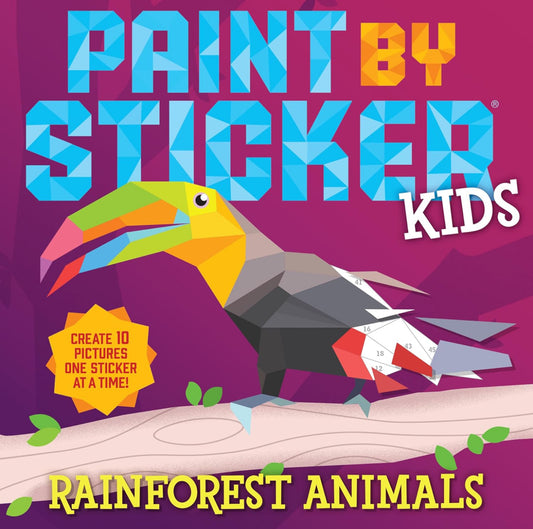 Paint by Sticker Kids - Rainforest Animals!