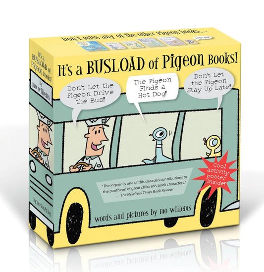 It's a Busload of Pigeon Books!