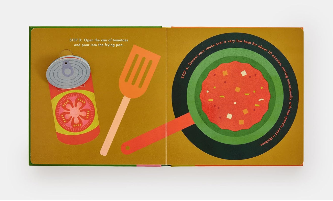 Cook in a Book - Spaghetti!: An Interactive Recipe Book