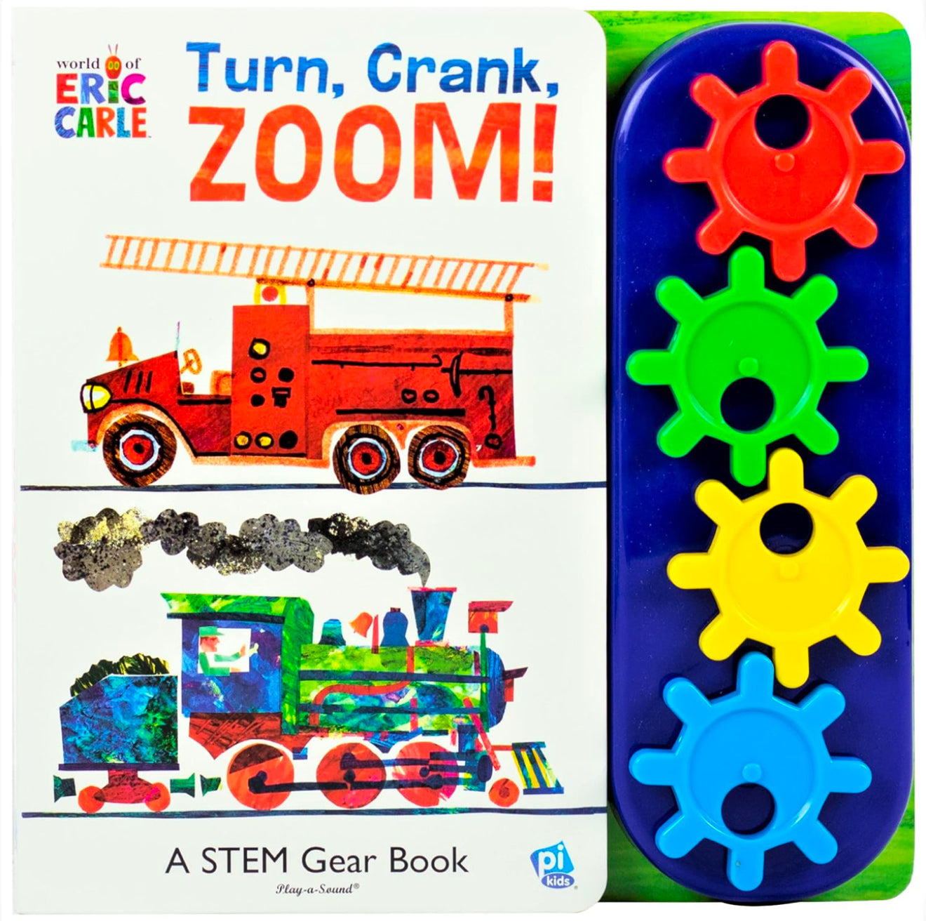 World of Eric Carle: Turn, Crank, Zoom! a STEM Gear Sound Book