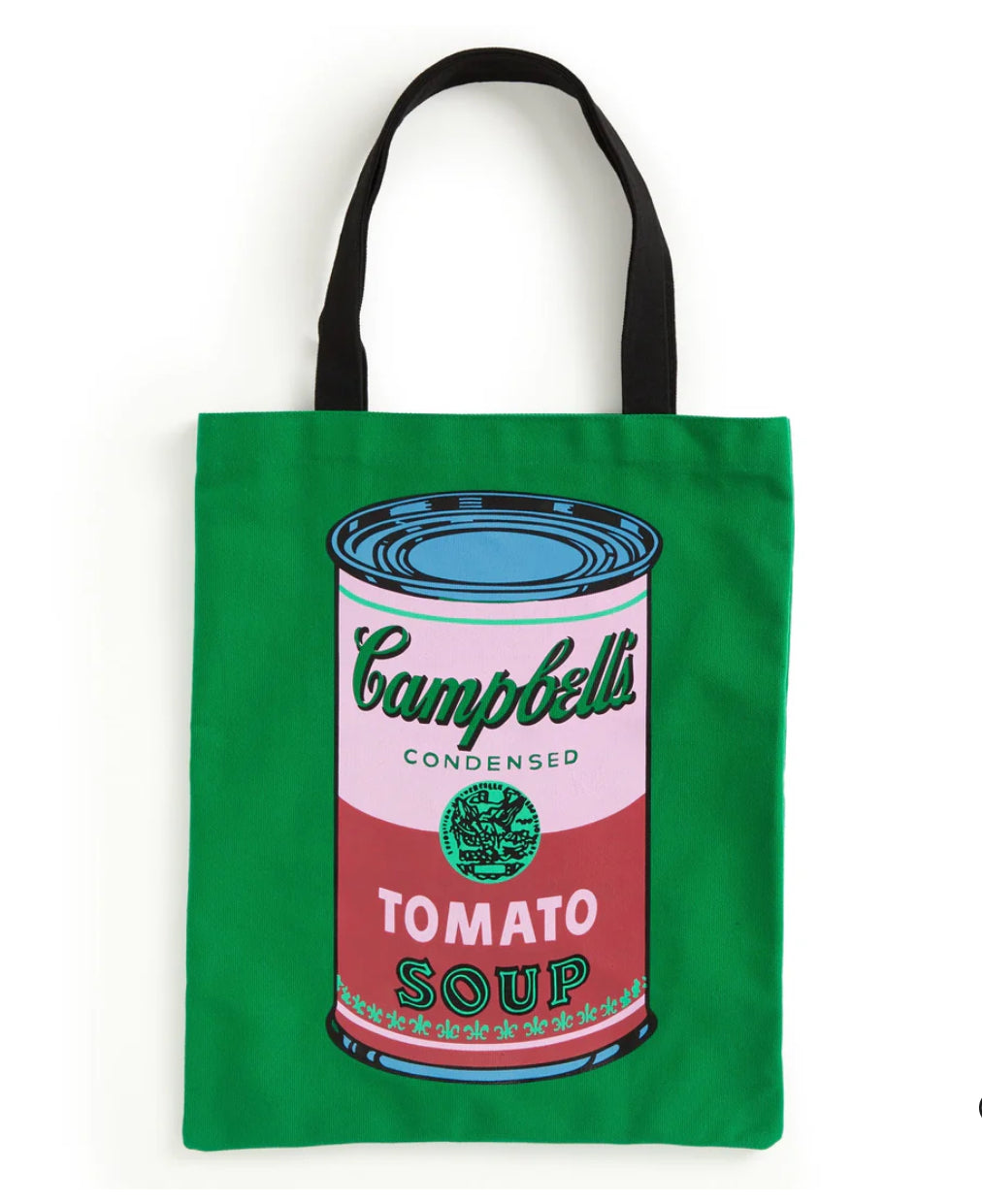 Andy Warhol “Campbell Soup” Green - Canvas Tote Bag