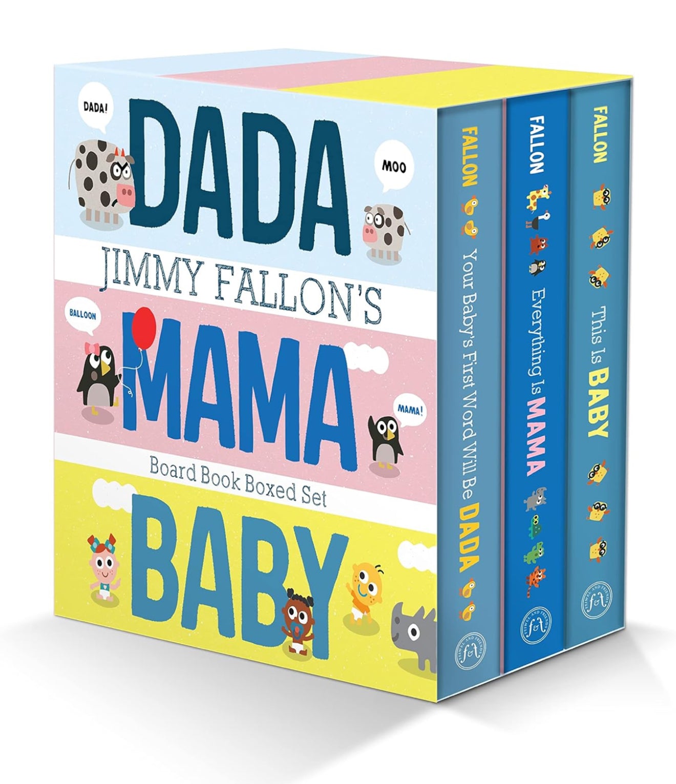 Jimmy Fallon's Dada, Mama, and Baby Board Book Boxed Set