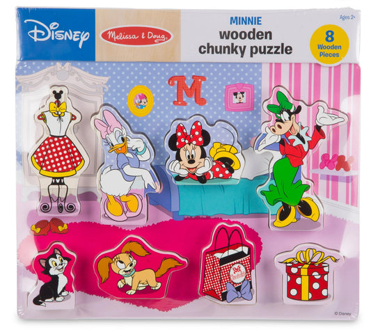 Wooden Chunky Puzzle - Minnie