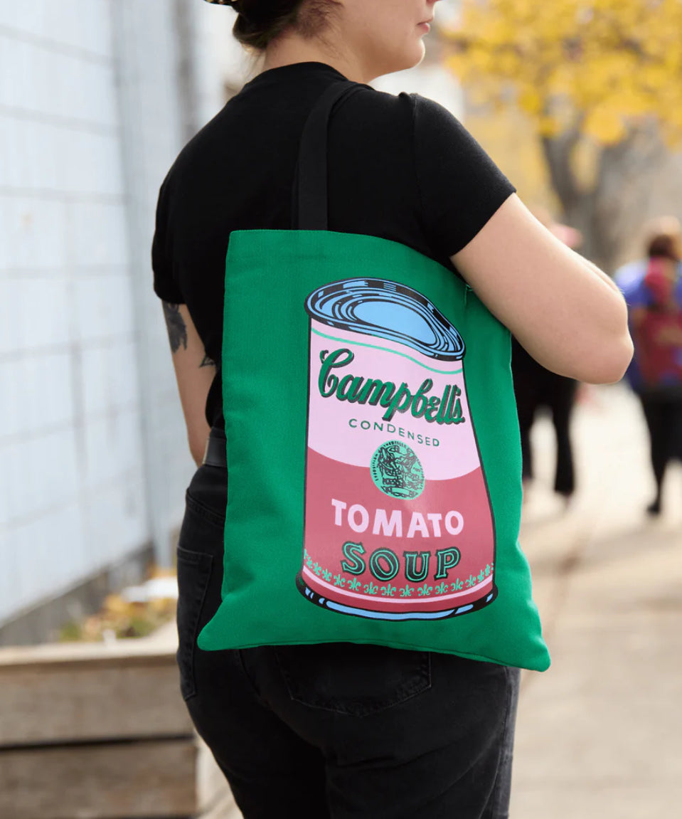 Andy Warhol “Campbell Soup” Green - Canvas Tote Bag