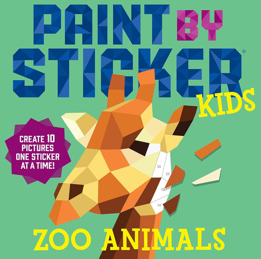 Paint by Sticker - Zoo Animals!