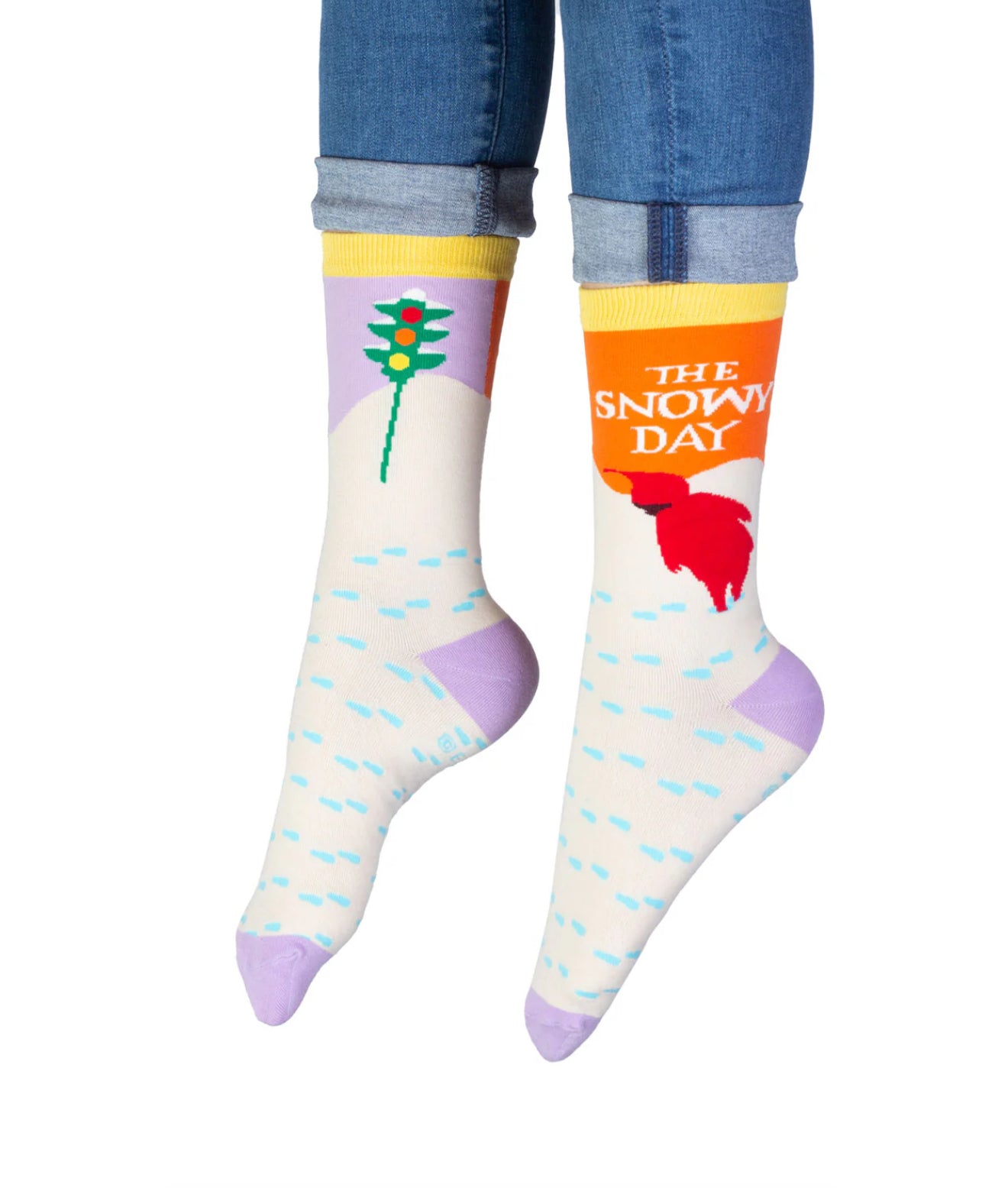 Out of Print - Snowy Day Socks - Shoe Sizes: 5.5-9