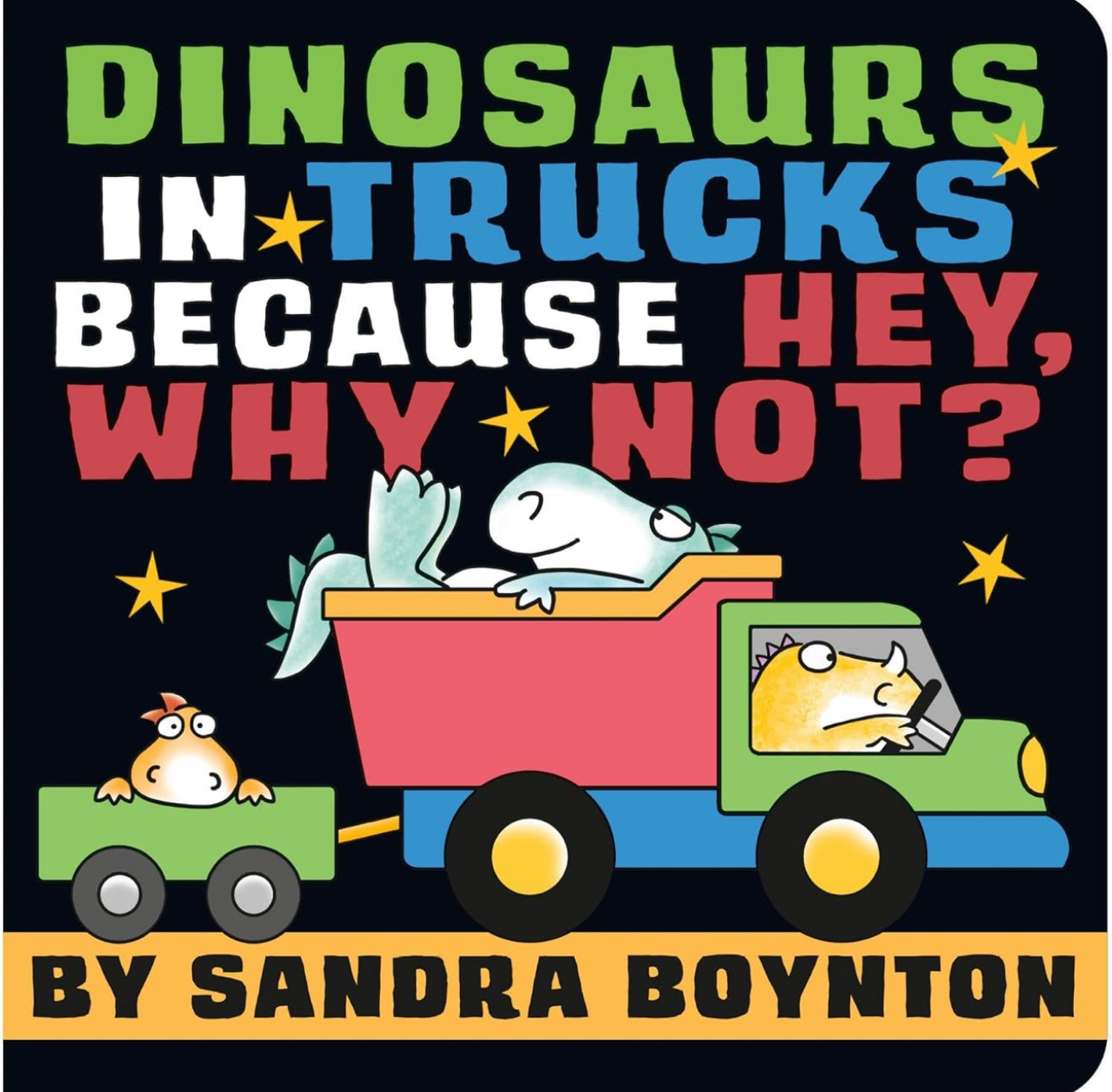 Dinosaurs in Trucks Because Hey, Why Not?