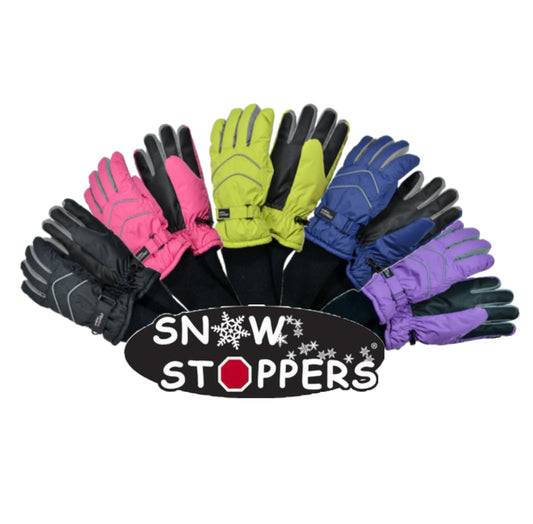 SnowStoppers - Extended Cuff Nylon Winter Gloves