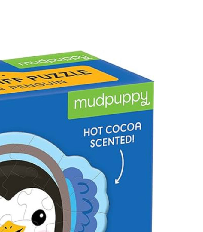 Hot Cocoa Penguin - Scratch and Sniff Shaped