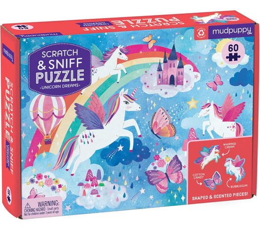 Unicorn Dreams Scratch and Sniff Puzzle