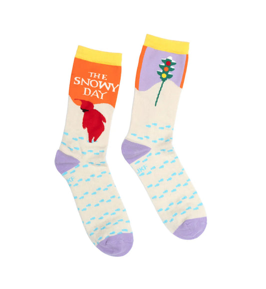 Out of Print - Snowy Day Socks - Shoe Sizes: 8.5-12