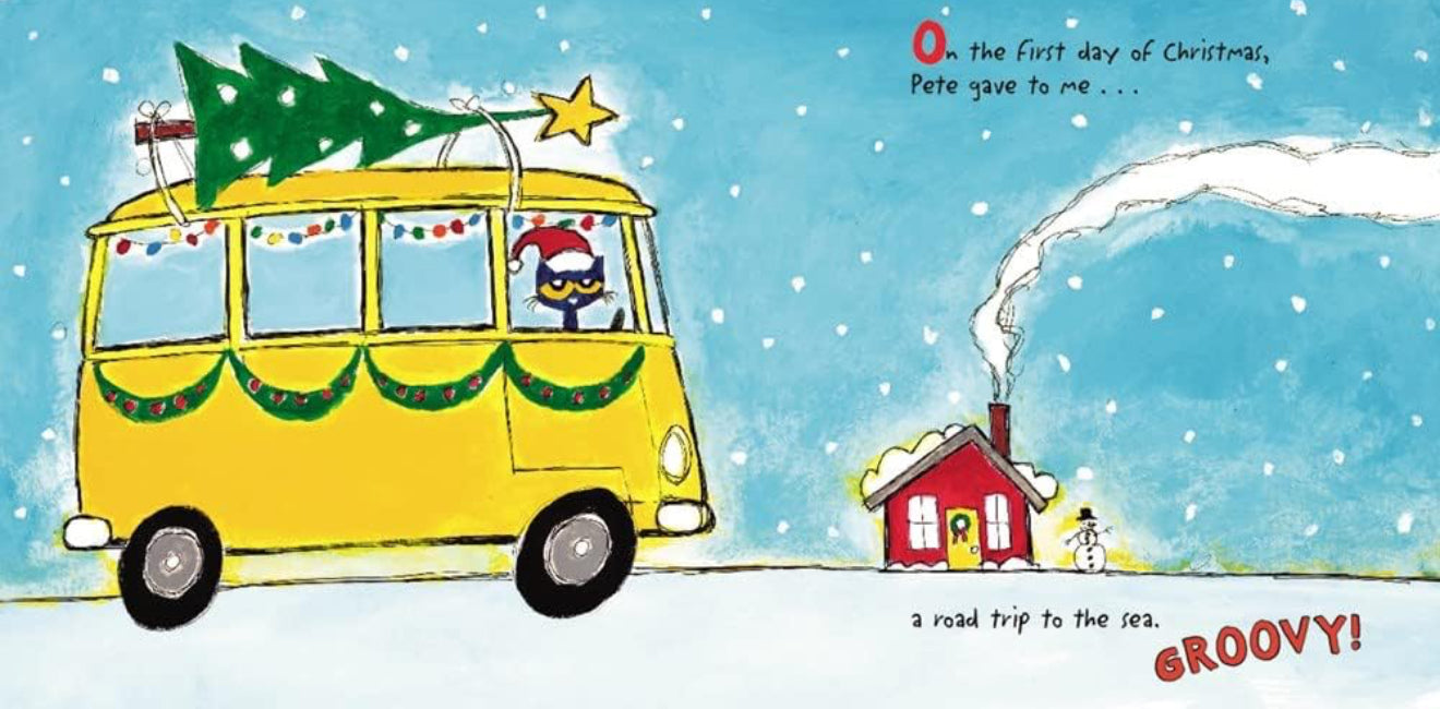 Pete the Cat's 12 Groovy Days of Christmas