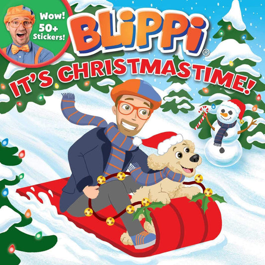 Blippi - It's Christmastime! [With Stickers]