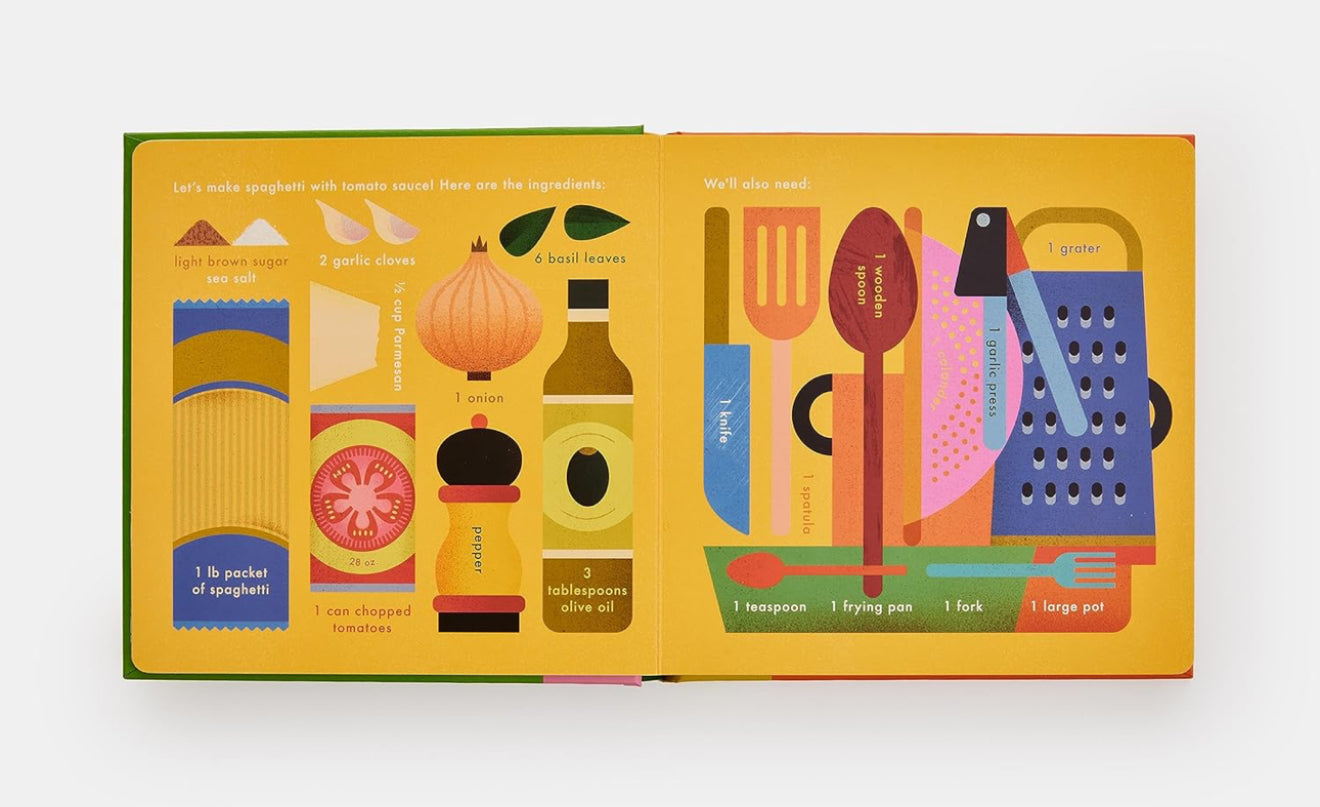 Cook in a Book - Spaghetti!: An Interactive Recipe Book