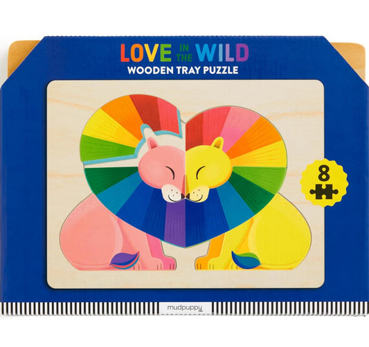 Love in the Wild Wooden Tray Puzzle