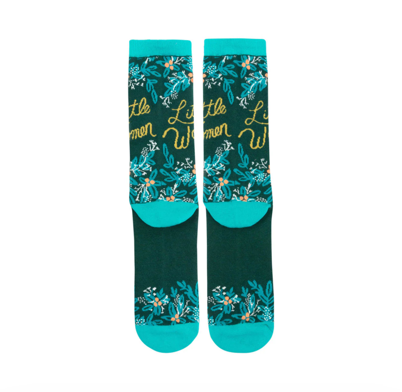 Out of Print - Puffin in Bloom: Little Women Socks - Shoe Sizes: 8.5-12