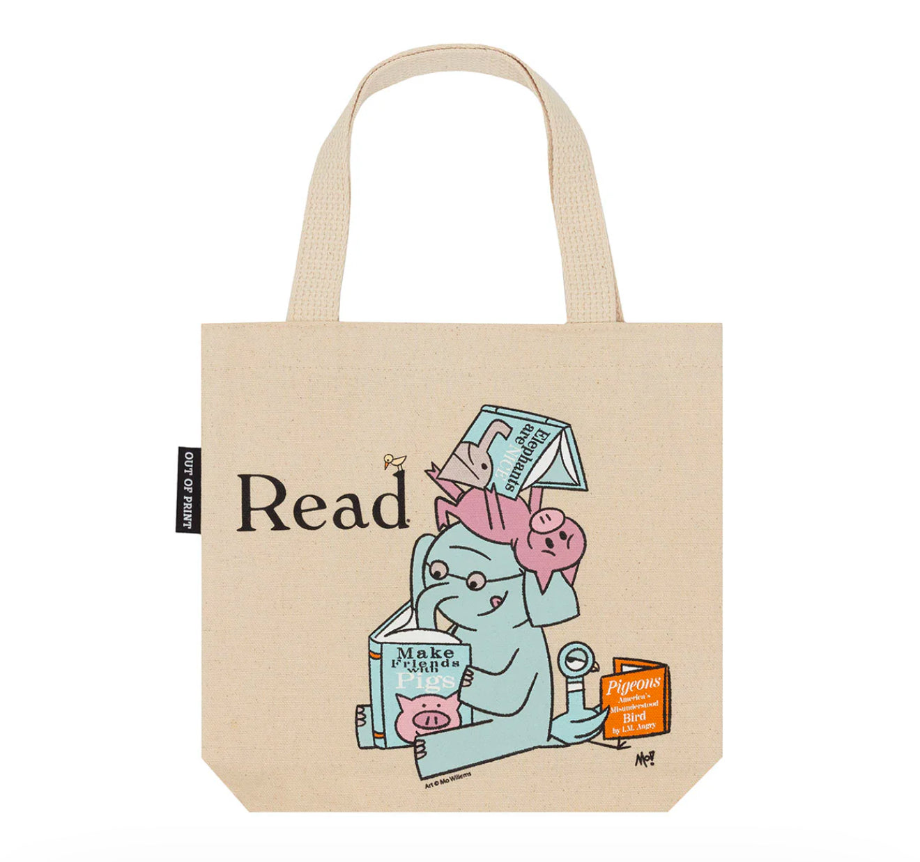 Elephant & Piggie “Read” - Mini Tote Bag