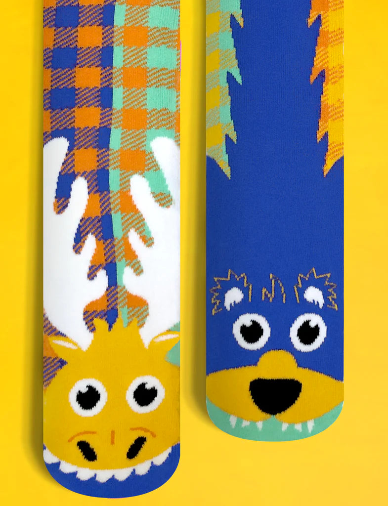 The Pals Socks - Moose & Bear - Mis-Match Kids Socks