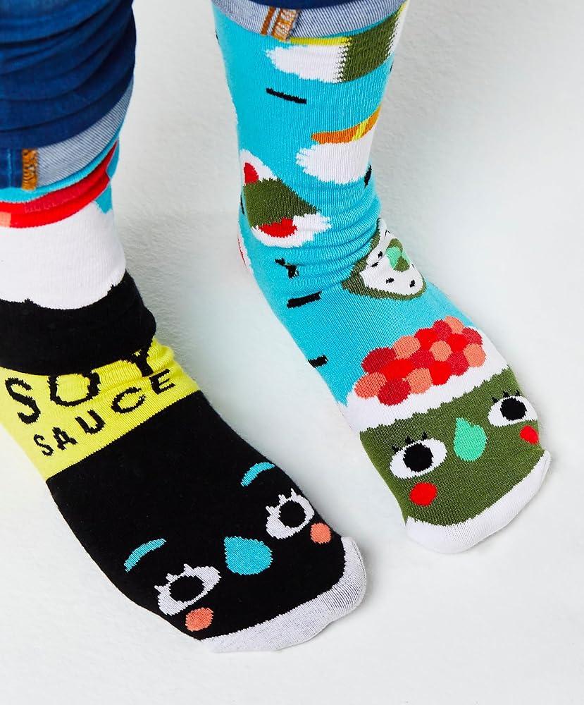 The Pals Socks - Sushi & Soy Sauce - Mis-match Kids Socks