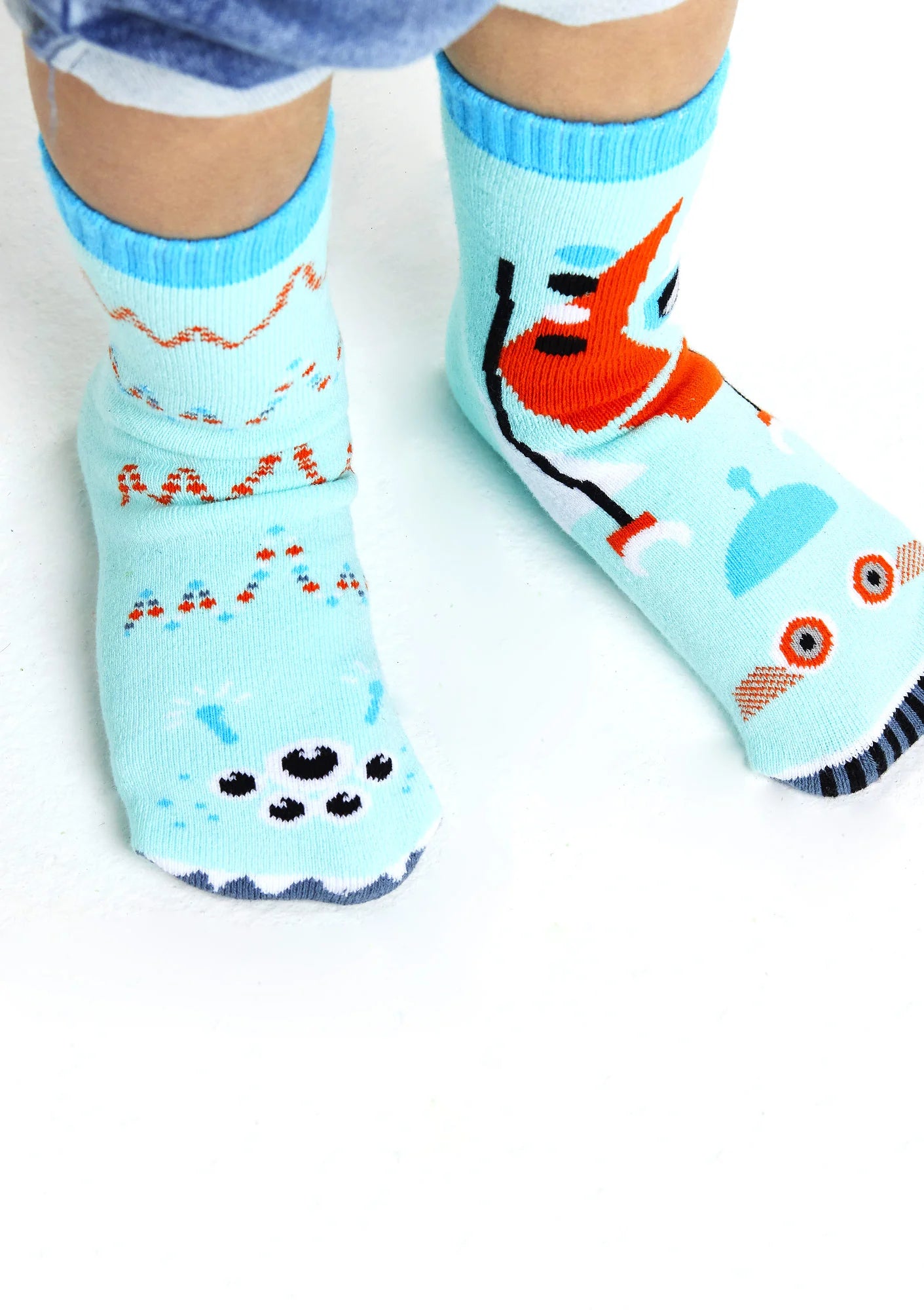 The Pals Socks - Robot & Alien - Mis-Match Kids Socks