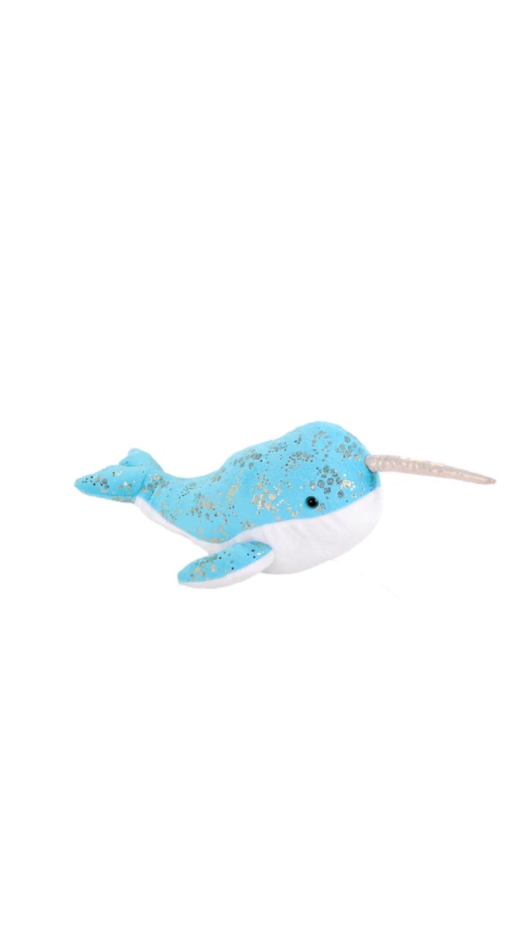 Wild Republic - Stuffed Animal 6" - Foilkins Jr Narwhal