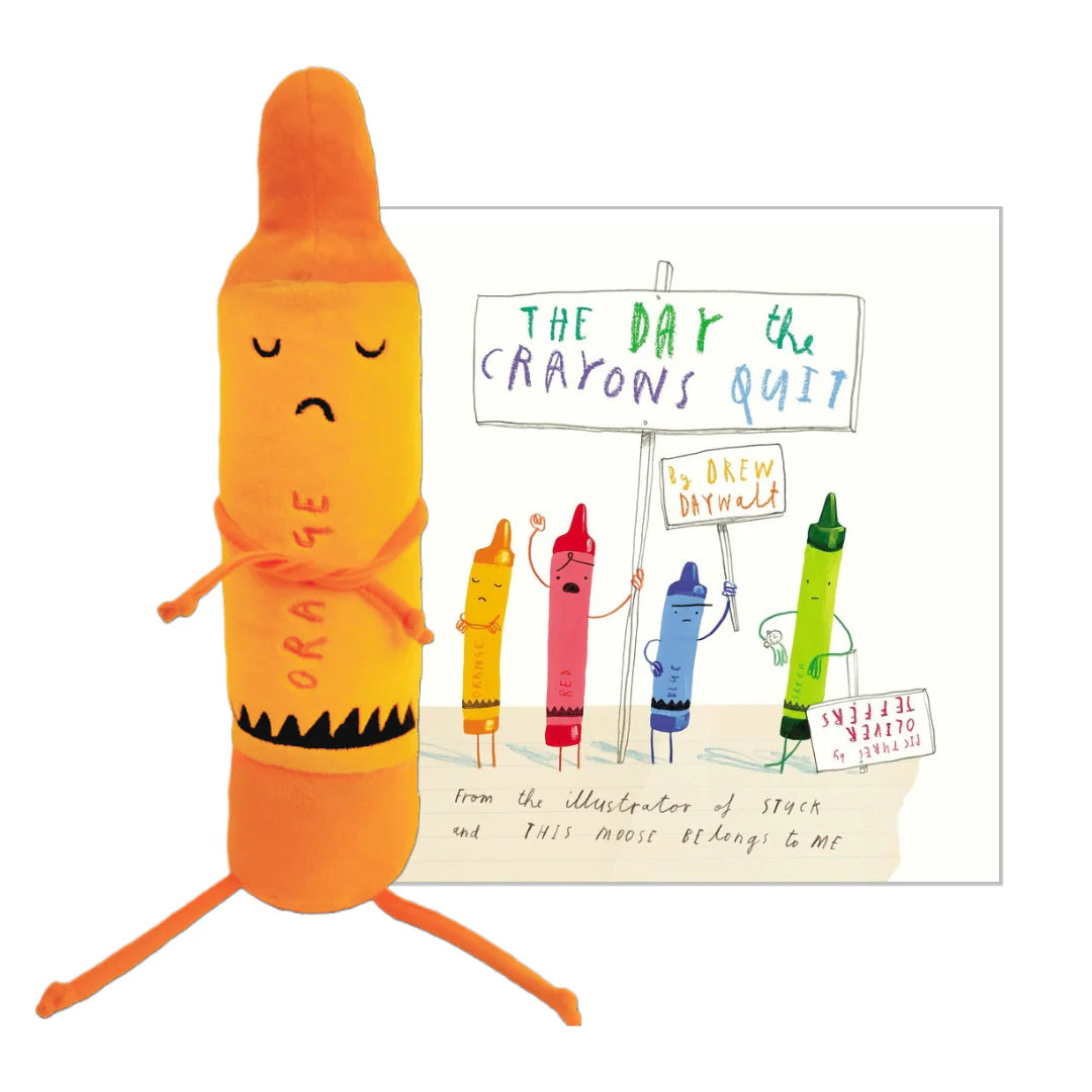 Day the Crayons Quit - Orange Crayon 12” Plush