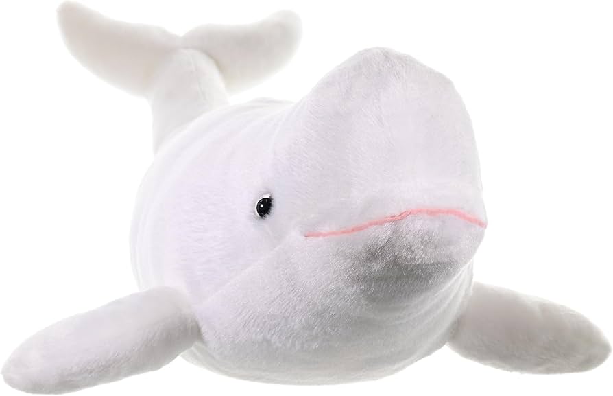 Wild Republic - Stuffed Animal 8" - Mini Beluga Whale