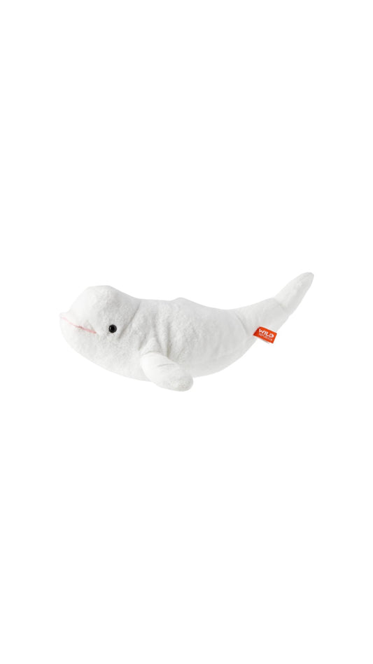 Wild Republic - Stuffed Animal 8" - Mini Beluga Whale