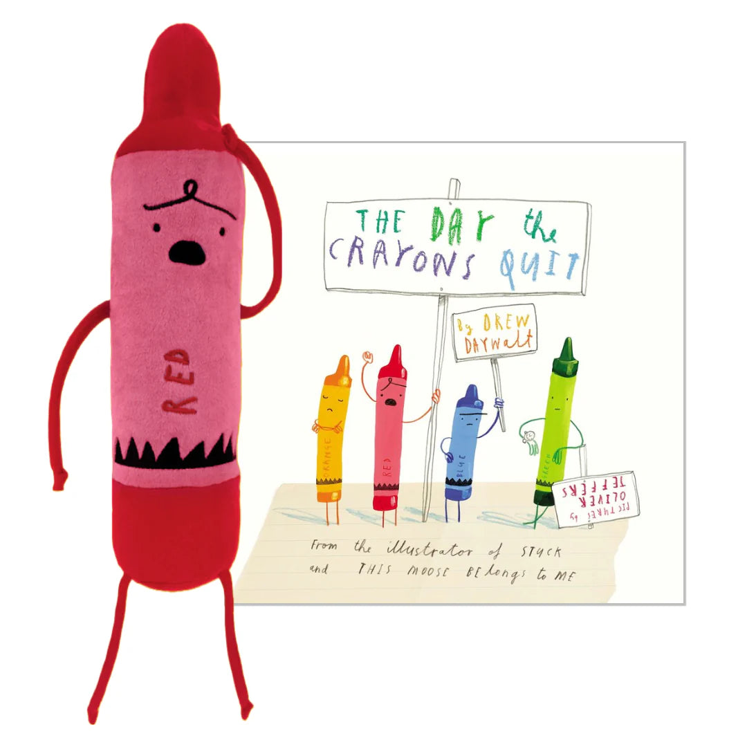 Day the Crayons Quit - Red Crayon - 12” Plush