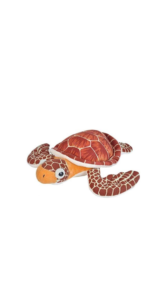 Wild Republic - Stuffed Animal 8” - Mini Hawksbill Sea Turtle